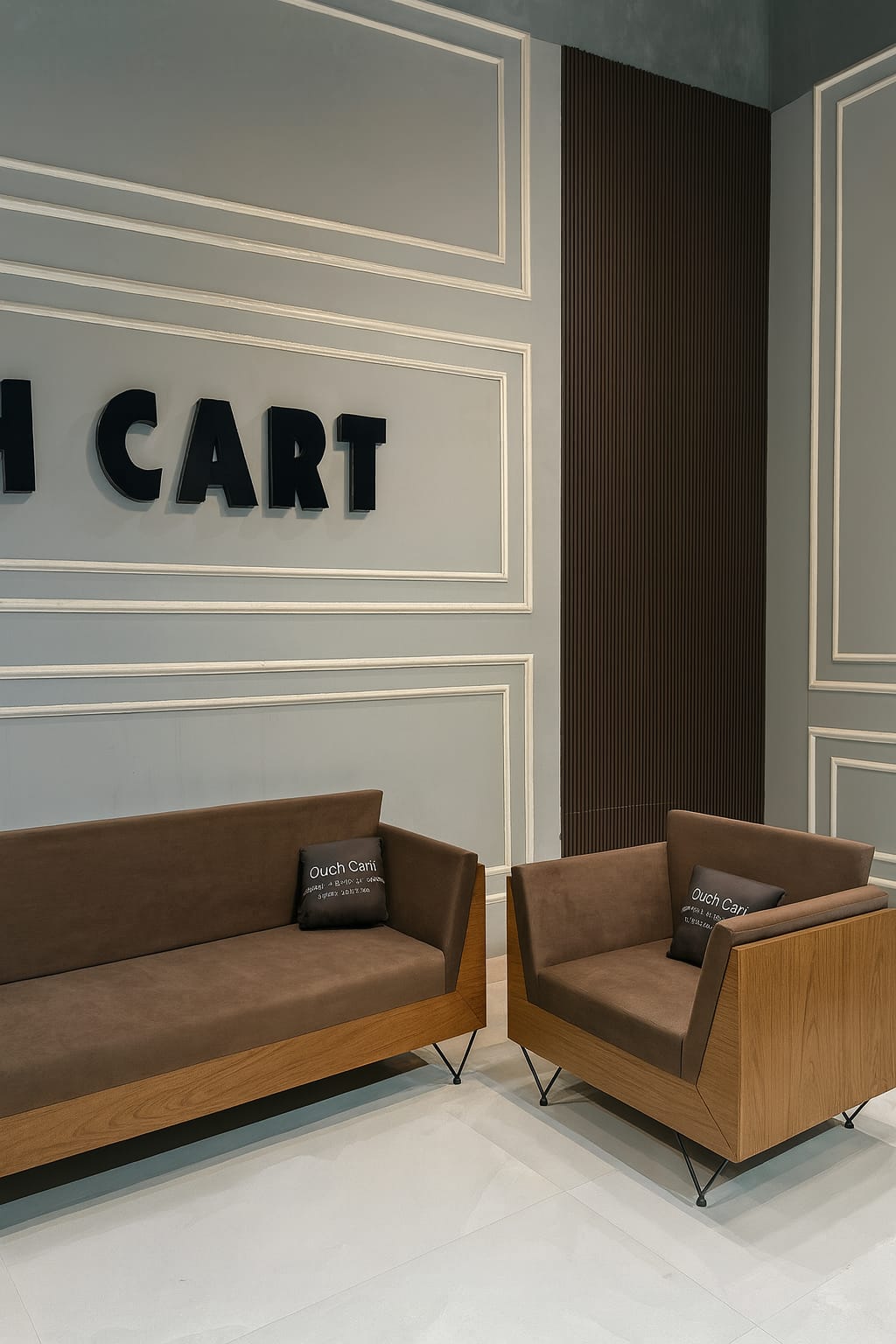 Modern Minimalist 3+1+1 Sofa Set by Ouch Cart - Image 2