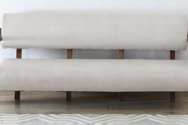 Sheesham Wood 3 Seater Sofa In Provincial Teak Finish