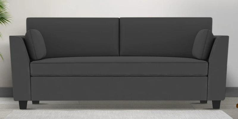 Velvet 3 Seater Sofa in Pubble Grey Colour with Storage