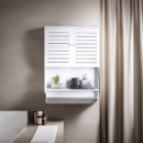 PVC High Quality Bathroom & Kitchen Wall Hung Storage With Free Soap Dish By Miza - Variant 1