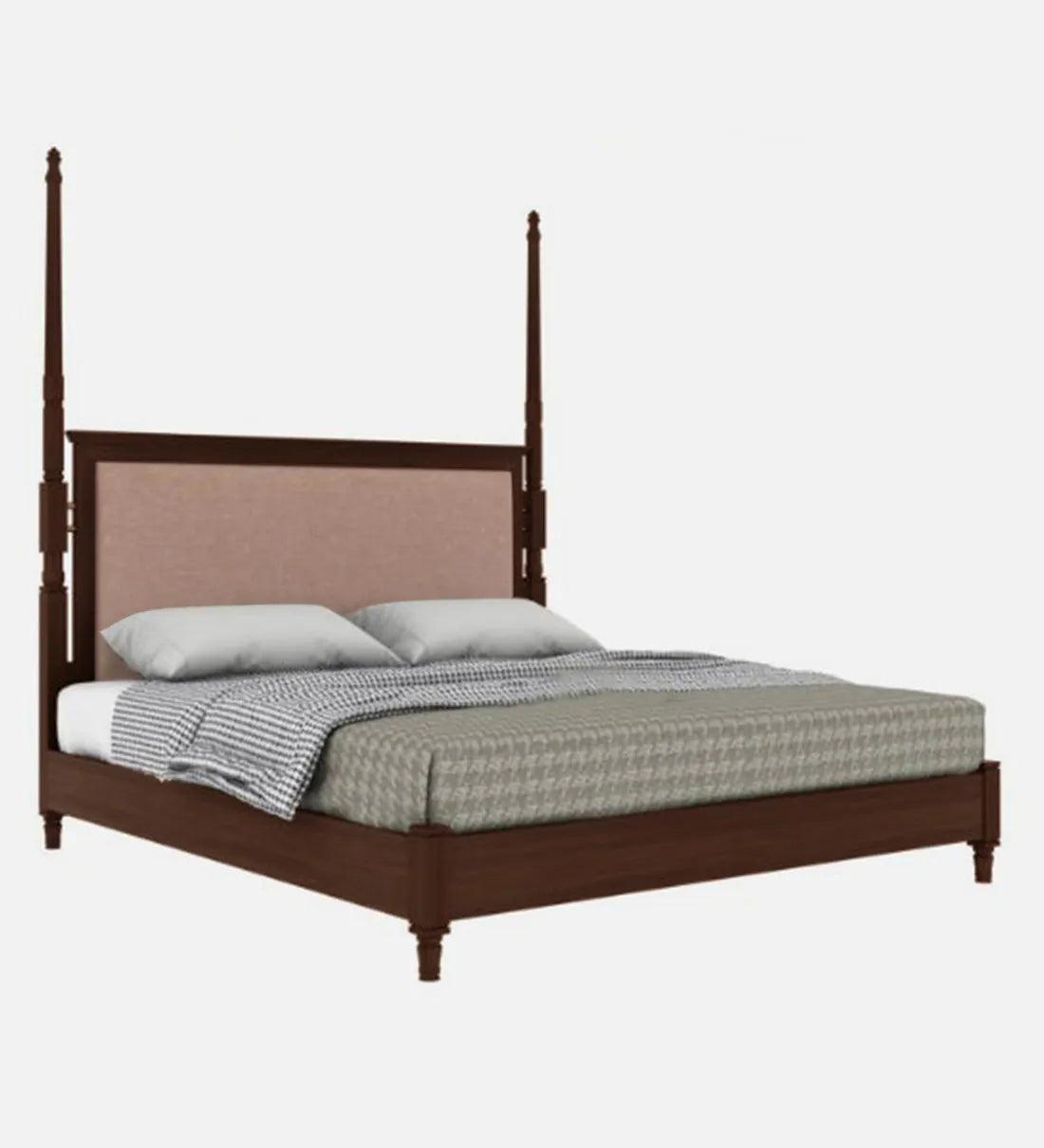 Oreal Solid Wood King Size Bed in Tubbaq Finish - Image 2