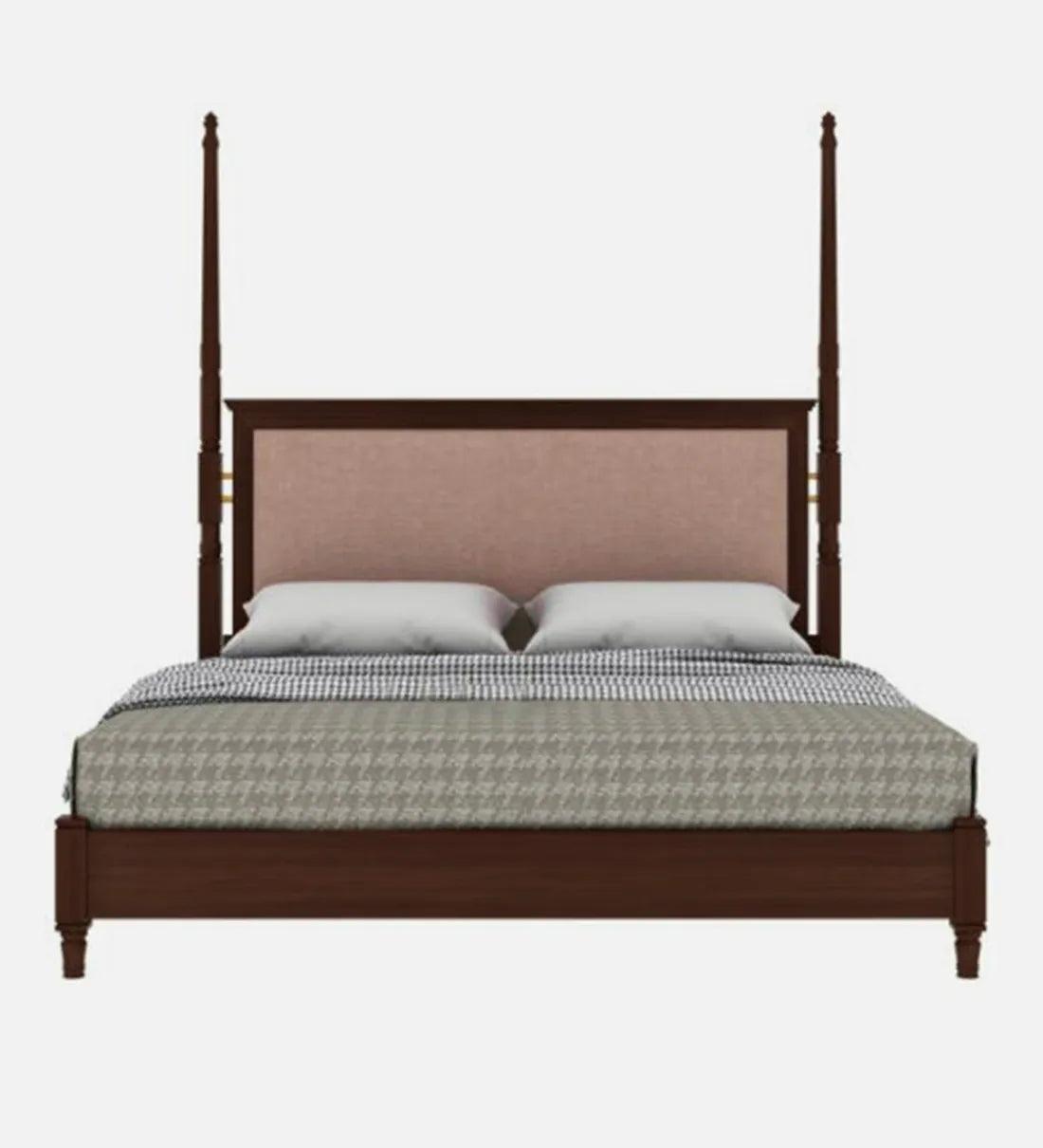 Oreal Solid Wood King Size Bed in Tubbaq Finish - Image 4