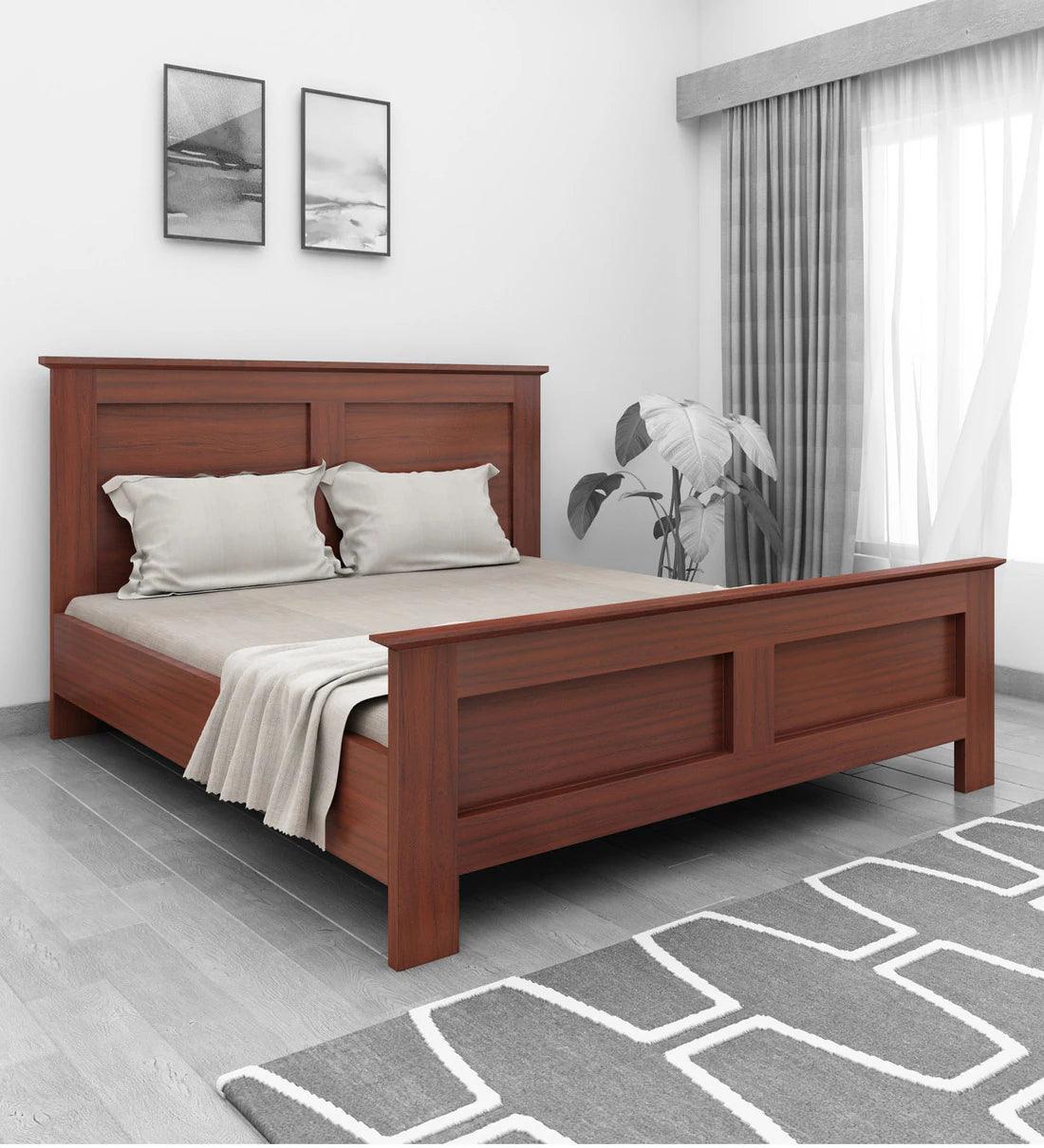Colen King Size Bed in Mist White Finish - Image 8