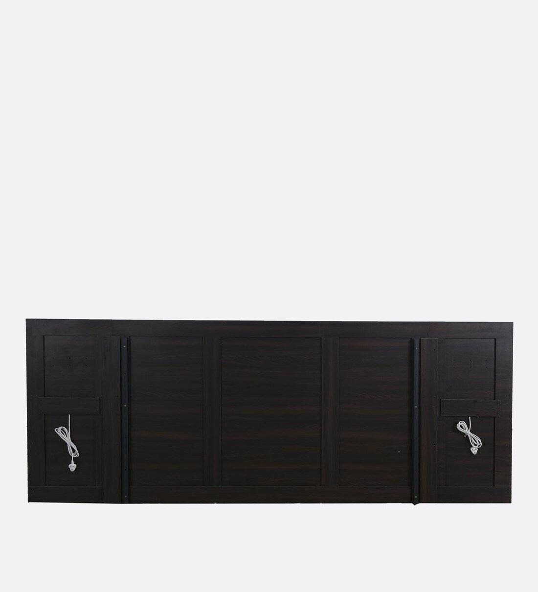 Ripple King Size Bed in High Gloss Grey Finish with Hydraulic Storage - Image 6
