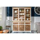 Whitewave Solid Wood Crockery Cabinet | Large Hutch Cabinet | Kitchen Storage Furniture 150x45x180 CM (Crockery Cabinet) - Variant 1