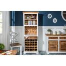Whitewave Solid Wood Wine Rack with Glass and Bottle Holders | Rustic Bar Cabinet 72x45x196 CM (Wine Rack) - Variant 1