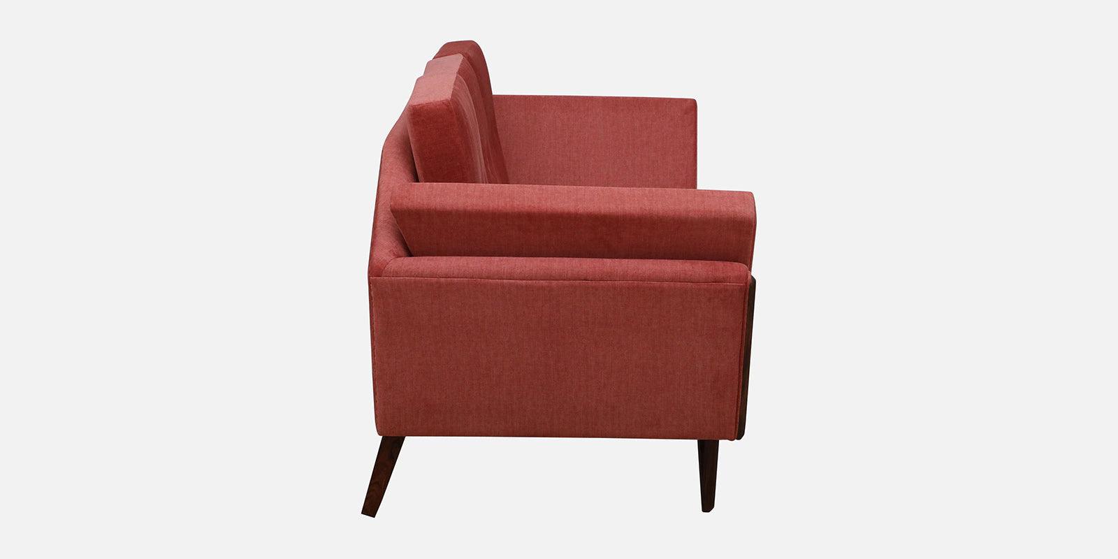 Sheesham Wood 3 Seater Sofa In Scratch Resistant Provincial Teak Finish - Image 5