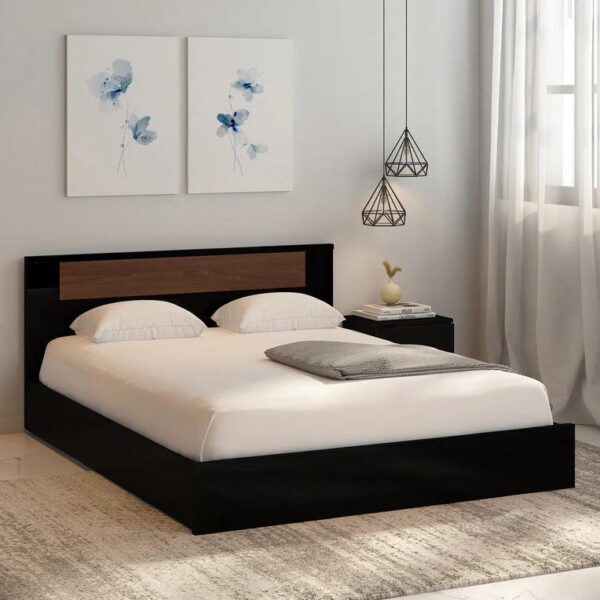 King Size Bed in Wenge Finish