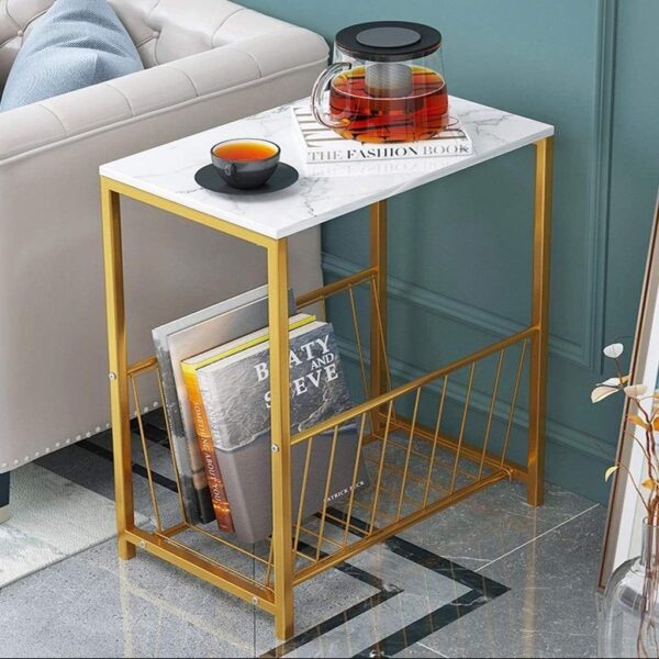 Lynet Rectangular Sofa Side Table for Living Room