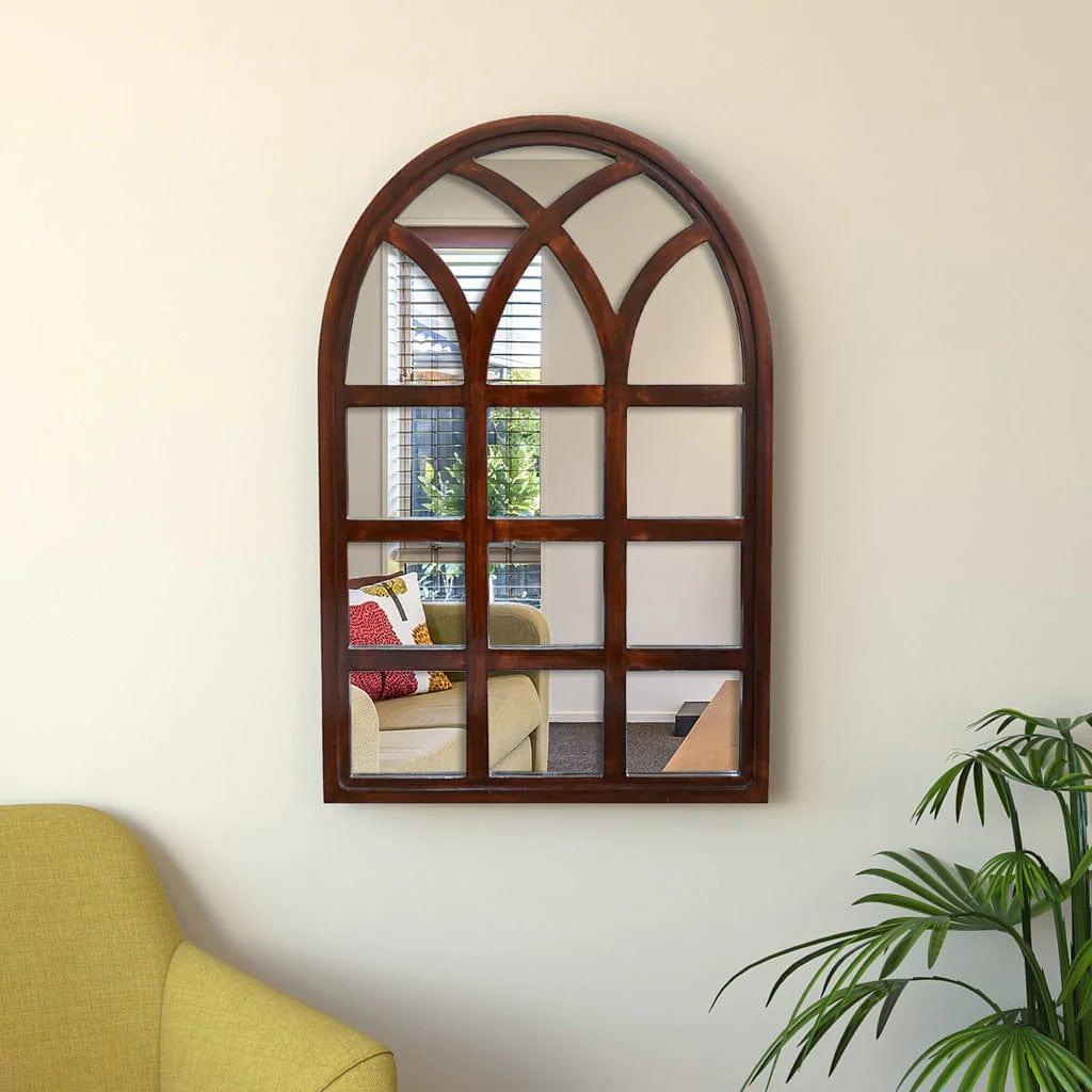 Wall Mirror Window Decorative Mirrors Arched - 1 - Image 2