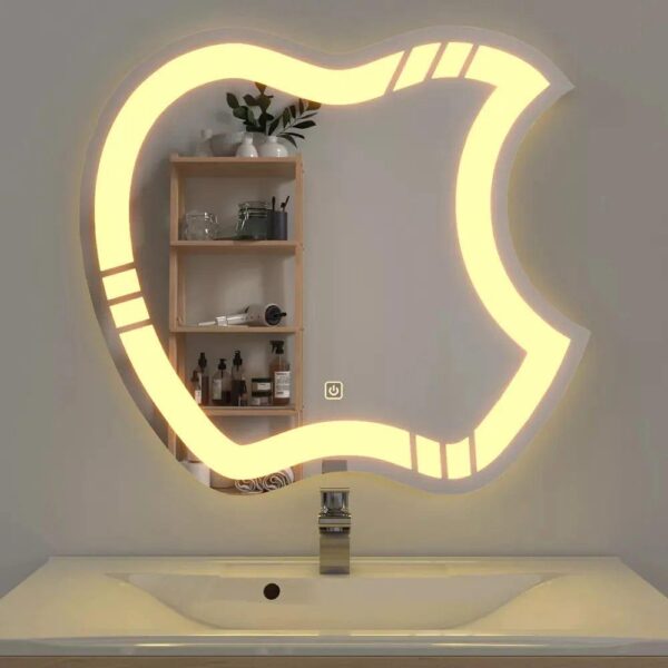 Artistic Apple LED Bathroom Mirror - 1