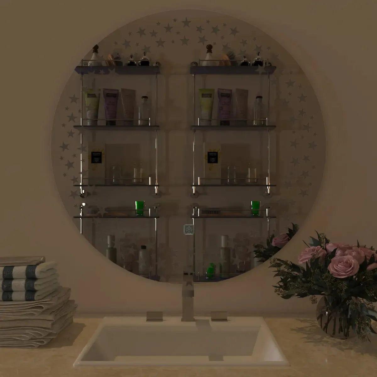 Twinkling Stars LED Bathroom Mirror - 1 - Image 2