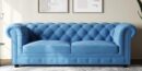 3 Seater Sofa in Royal Blue Colour